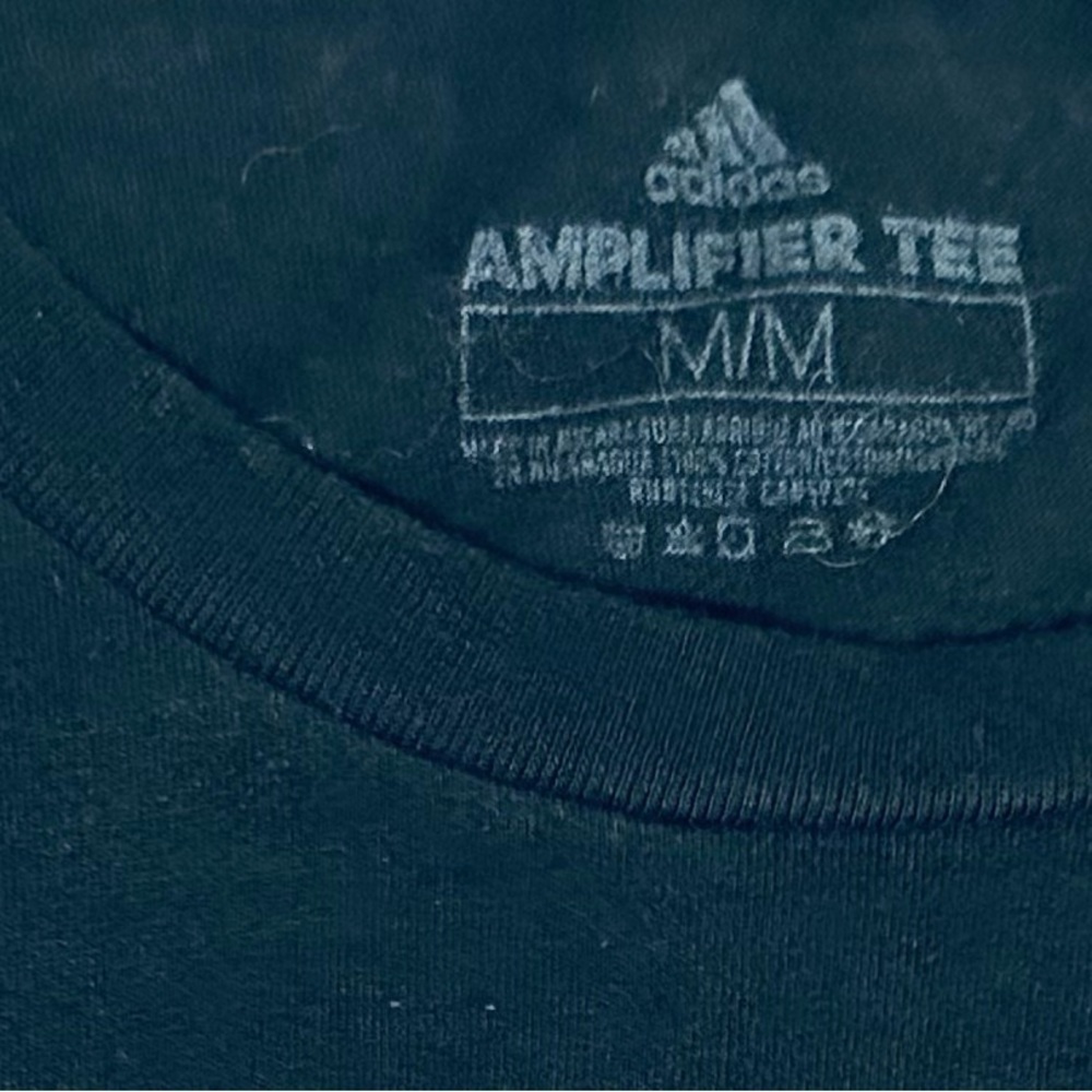 adidas Black Crew Neck Short Sleeve Tee - Picture 7 of 10